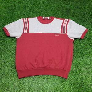 Vintage 90s Line-Up Colorblock Sweatshirt Women XL 23x24 Red